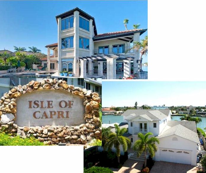 Isle of Capri Treasure Island FL Homes For Sale